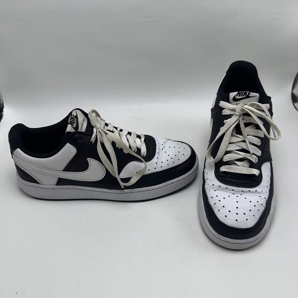 Nike Court Vision Low NN Womens Size 7.5 Black White Basketball Shoes DH3158-003